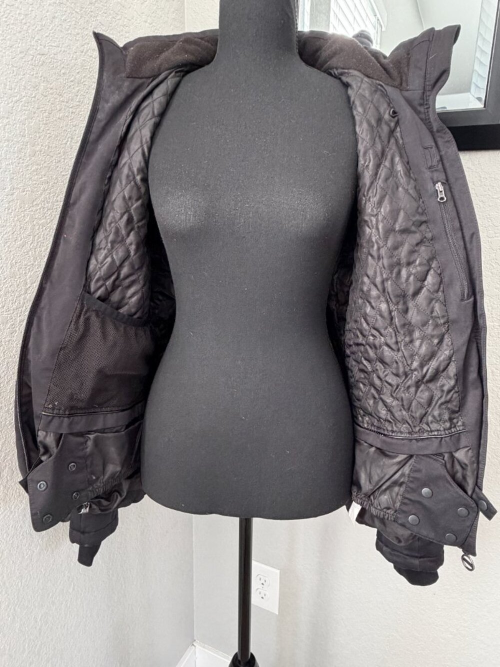 Dare2B Black Dynamical Ski Jacket Coat Sz 10/L - Picture 9 of 16